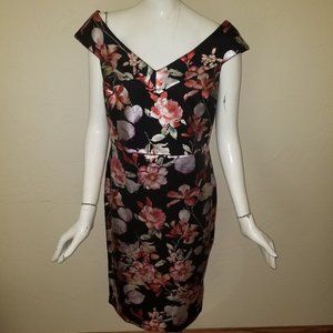 NY&C Floral Stretch Dress - Medium